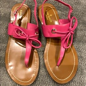 Kate Spade hot pink sandals